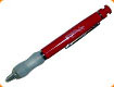 LED Fat Rubber Grip Flashing Pen - RED