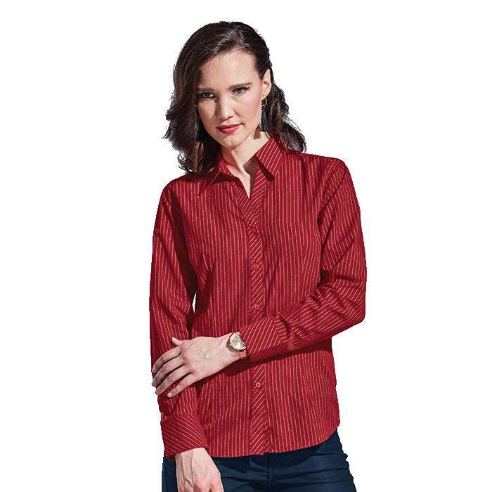 Barron Ladies Quest Long Sleeve Blouse - Avail in: Black/White,