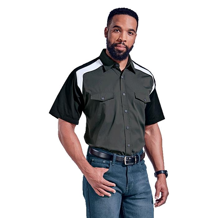 Barron Mens Raptor Shirt - Avail in: Granite/Black/White, Red/Bl