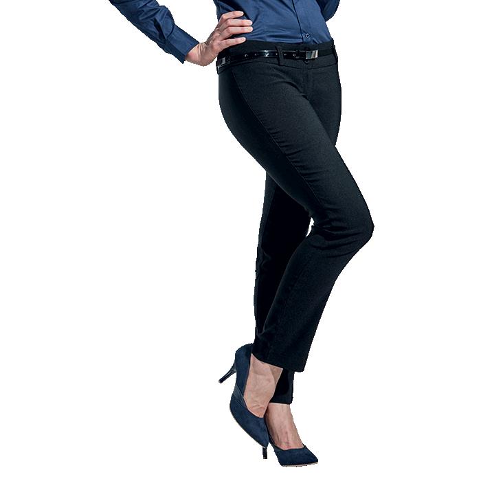 Barron Ladies Tailor Stretch Pants - Avail in: Black or Navy