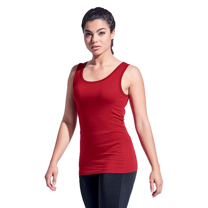 Barron 160g Ladies Vest - Avail in: Black, Navy, Red or White