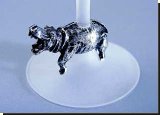 Hippo Martini Glass - 19CL - African Theme