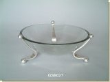 Pearl Glass Salad / Fruit Bowl - African Theme