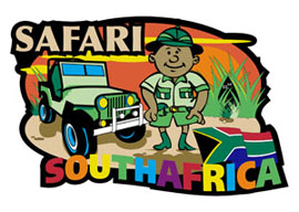 Safari Tourism Fridge Magnets - Min order 50 units.