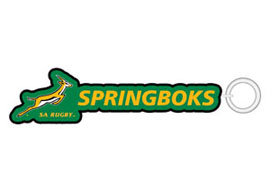 Springbok KeyRing Rugby Keyrings - Min order 50 units.