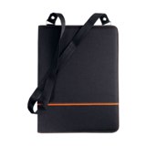 Folder with shoulder strap - Available in: Blue , Orange , Fuchs