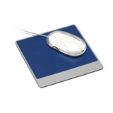 Mouse pad with alumnium frame  - Available in: Black , Blue