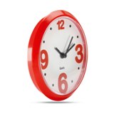 Magnetic mini wall clock  - Available in: Black , Blue , Red