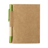Memo note with recycle pen - Available in: Black , Blue , Red ,
