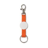 badge holder with carabiner  - Available in: Black , Blue , Red