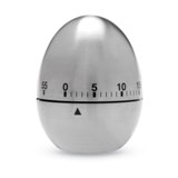 Metal egg timer -Available in: Matt Silver