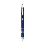 Plastic ball pen - blue ink refill -Available in: Black-Blue-Whi