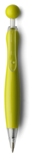 Mirate plastic ballpen with a coloured barrel and push button, t