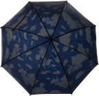 Umbrella with double layered 190t nylon material, wooden shaft a