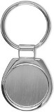 Round metal key holder, supplied in a black laminated card box.