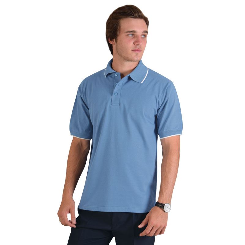 Pencil Stripe Golfer - Avail in: Newport Blue/White, Navy/White,