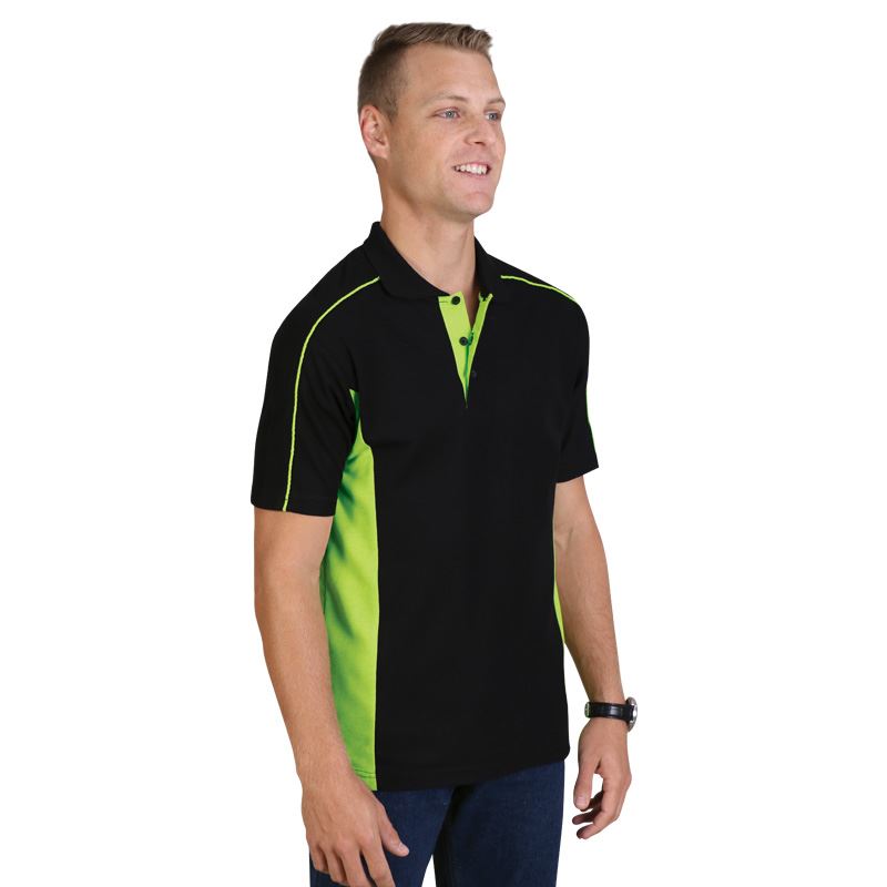 Stratus Polo - Avail in: Black/Lime, Black/Royal, Black/Red