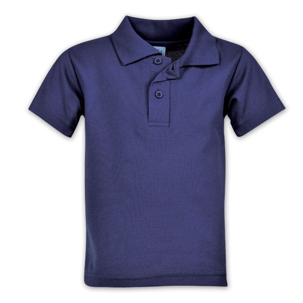Youth Classic Pique Knit Polo  - Avail in: Black, Red, Navy, Bei
