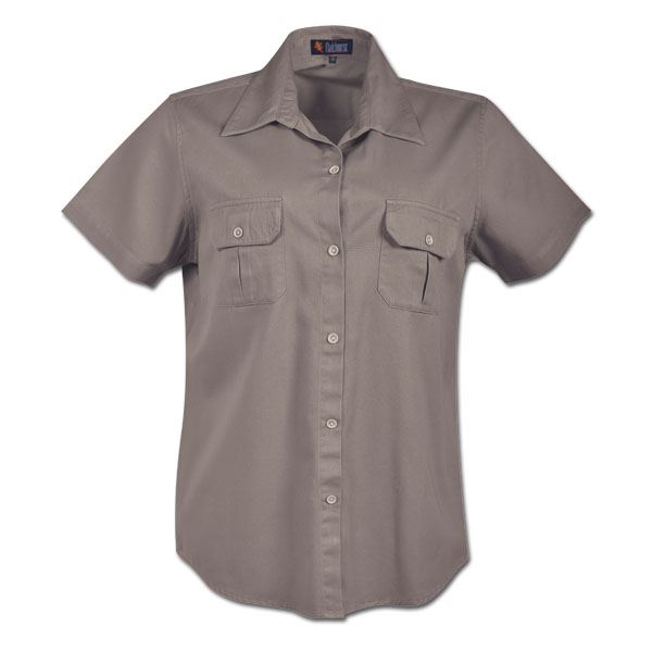 Ladies Heavy Duty Bush Shirt - Avail in: Khaki, Stone, Dark Oliv