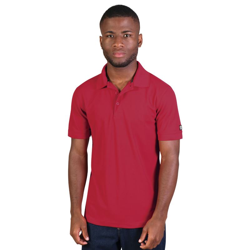Calibre 2.0 Polo - Avail in: Electric Blue, Signal Red, Blacktop