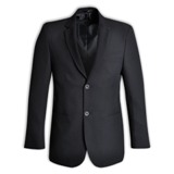 Peter Men's Suit Jacket L/S - Avail in: Black, Navy