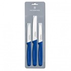 Victorinox 3Pc Paring Set Blue Perfect For Kitchen Tasks In Whic
