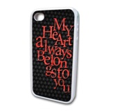 Iphone Cover With Printable Metal Insert - Avail In White Or Bla