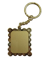 Gold Picture Frame Shaped Pendant Keyring - Limited Edition
