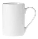 Premium Quality White Mug - 10Oz - Slim Coffee Mug (Straight Bod