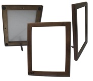 Wooden Tile Frame With Unisub White Metal Insert - 15 X 20Cm - B