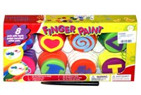 Toy 8 Colour Finger Paint (20Ml) In Box - Min Order - 10 Units