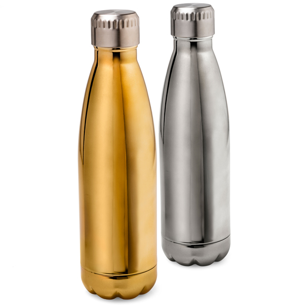 500ml Stainless Steel Bottle. Avil in Gold or Silver