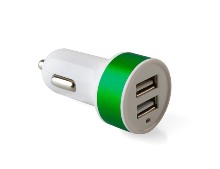 Car Charger - Available in: Black, Blue, Green, Red or Silver