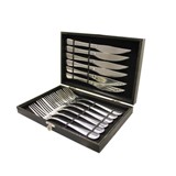 Stainless Steel Steak Knife & Fork Set