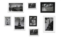 Photo Frame Set - Black & White 10 Pcs