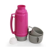 1 Litre Plastic Thermo Flask - Avail in Blue, Red or Green
