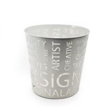 Dustbin - Words - Avail in Black or White