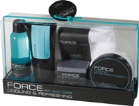 FORCE - cosmetic series for men consists of a shower gel, body l