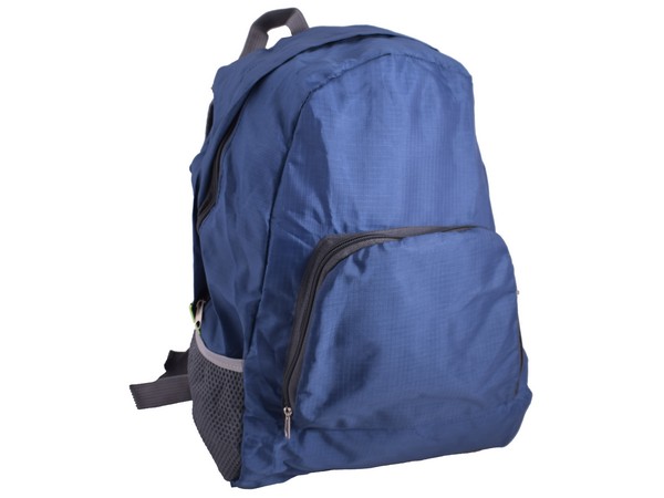Foldable Backpack - Avail in Black or Blue