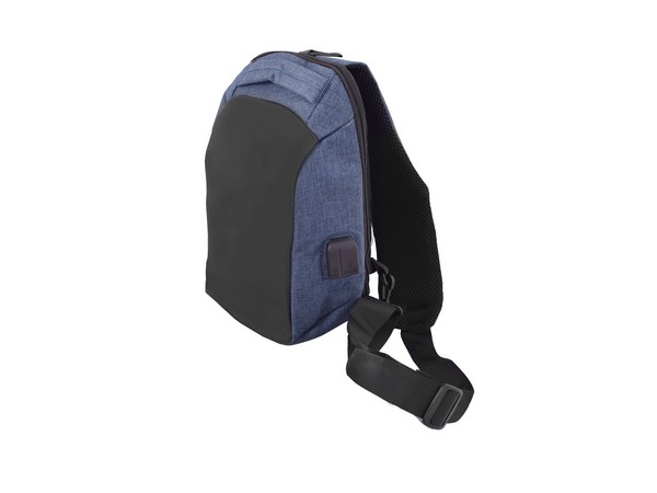 Blue Anti-Theft Tablet Shoulder Bag