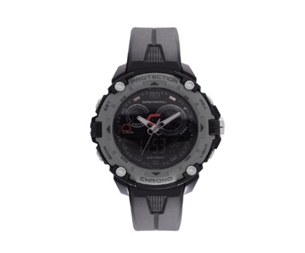 A-D 100M WR Black & Grey Watch