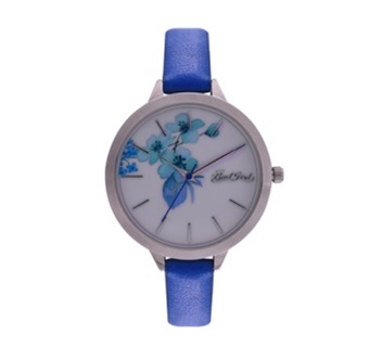 Bloom Silver & Royal Blue Watch