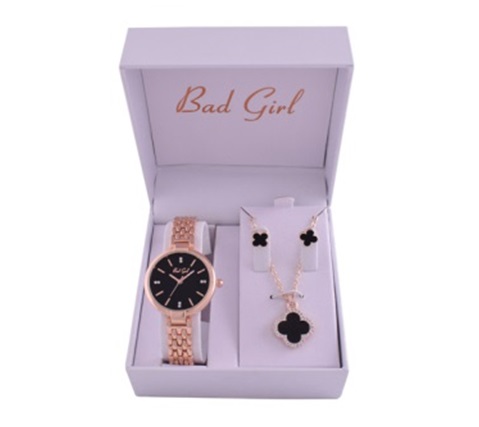 Ladies Gift Set. Watch & Jewellery Set in Gift Box