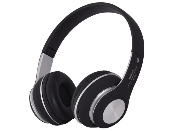 Black-Silver Wireless Headphones