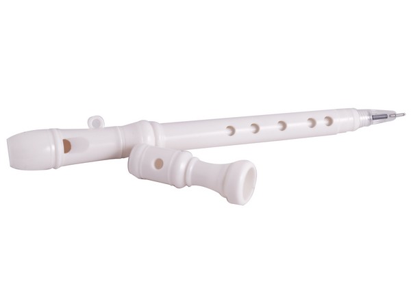Flute Gel Pen - White or Grey