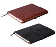 Peninsula Maxi Notebook - Avail in: Black or Brown