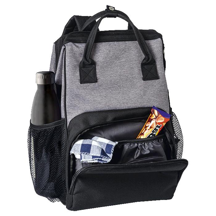 Melange Sleek Design Backpack - Avail in: Grey/Black
