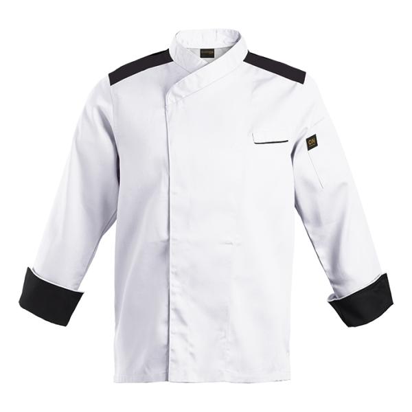Roma Chef Jacket - Available in: Grey/Black, Red/Black or White/
