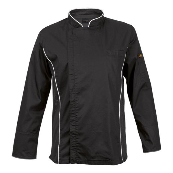 Siena Chef Jacket - Available in: Black/White or White/Black