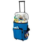 Collapsible Trolley Cooler - 600D/PEVA Lining - Red